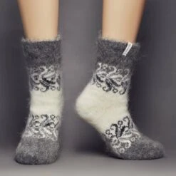 Siberia Spirit Frosted Swirls Crew Socks