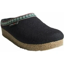 Haflinger GZ Classic Grizzly Wool Clog -Baffin Store 711001 003