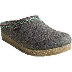 Haflinger GZ Classic Grizzly Wool Clog -Baffin Store 711001 004