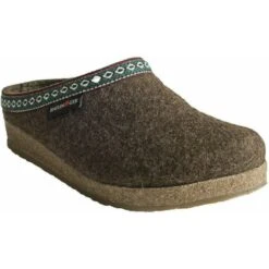 Haflinger GZ Classic Grizzly Wool Clog -Baffin Store 711001 552