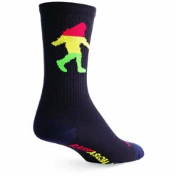 SockGuy Rasta Squatch Performance Crew Socks