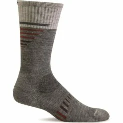 Sockwell Mens Ascend II Moderate Compression Crew Socks 7 Sockwell Mens Ascend II Moderate Compression Crew Socks -Baffin Store CT36M Ascend II Crew Grey