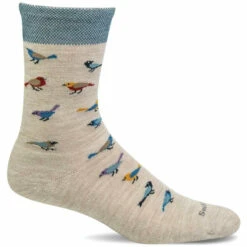 Sockwell Womens Audubon Essential Comfort Crew Socks