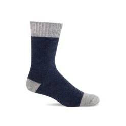 Sockwell Mens Marl Mixer Essential Comfort Crew Socks -Baffin Store LD85M MarlMixer Denim650 WEB