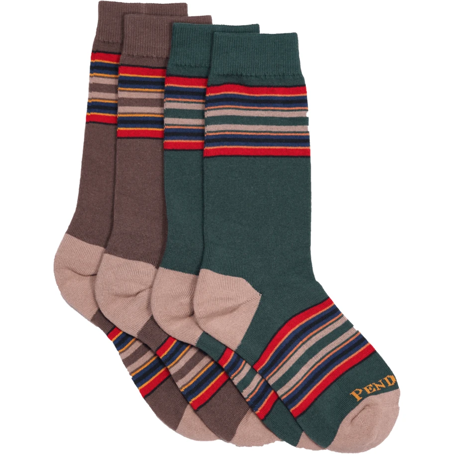 Pendleton Yakima Stripe 2-Pack Crew Socks 3 Pendleton Yakima Stripe 2-Pack Crew Socks - Image 3
