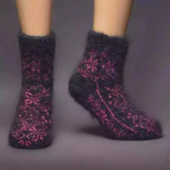 Siberia Spirit Raspberry Fantasy Low Socks