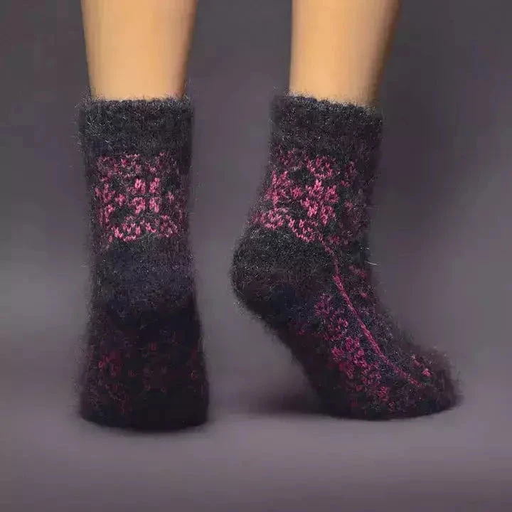 Siberia Spirit Raspberry Fantasy Low Socks 2 Siberia Spirit Raspberry Fantasy Low Socks - Image 2