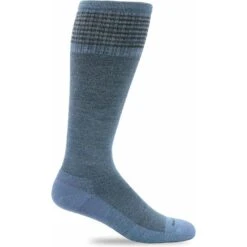 Sockwell Womens Elevation Firm Compression Knee High Socks -Baffin Store SW4W Elevation Bluestone Solid 660 Web