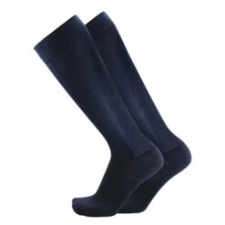 OS1st Travel Compression Over The Calf Socks -Baffin Store TravelPair Navy