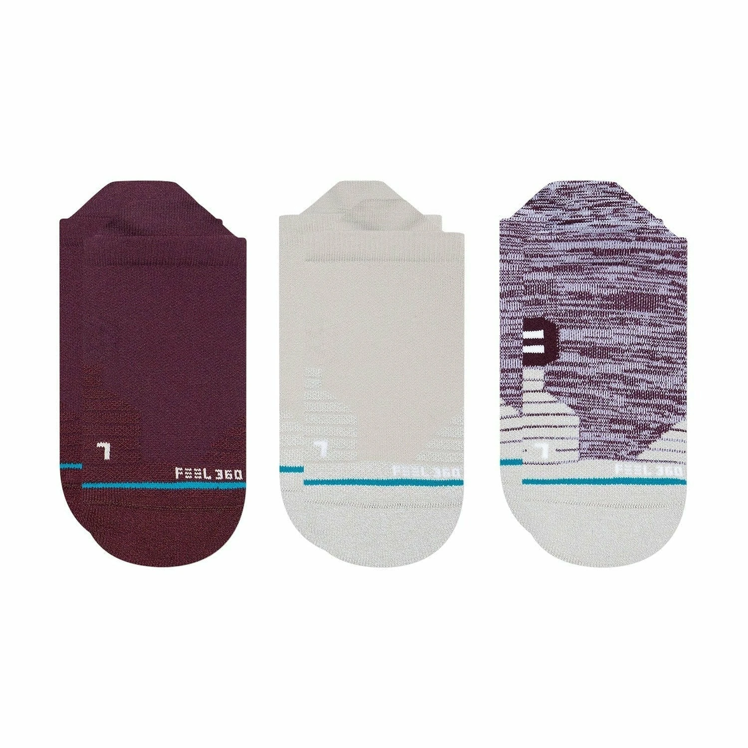 Stance Womens Blocks Tab Socks 3-Pack 1 Stance Womens Blocks Tab Socks 3-Pack