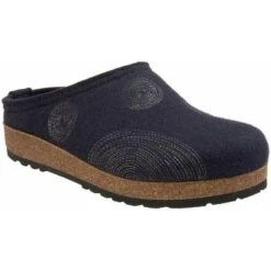 Haflinger Womens Spirit Wool Clog 6 Haflinger Womens Spirit Wool Clog -Baffin Store spiritnavy